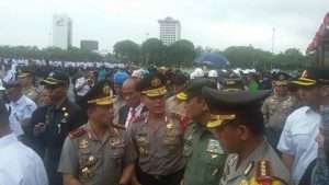 Pangdam Jaya Hadiri Apel Peringatan HUT ke-36 Satpam di Monas, Jakpus