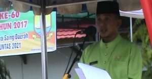 HUT PROVINSI JAMBI KE 60, PEMKAB BUNGO BERSAMA JAJARAN MENGGELAR UPACARA.