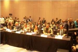 PANGLIMA TNI DAMPINGI MENLU RI HADIRI TRILATERAL MEETING PENANGGULANGAN TERORISME DI MANILA