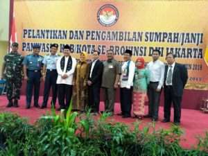 Panwas Kota dilantik Bawaslu DKI Jakarta