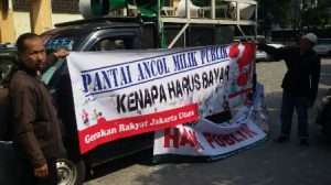 Gerakan Rakyat Jakarta Utara Demo Ancol