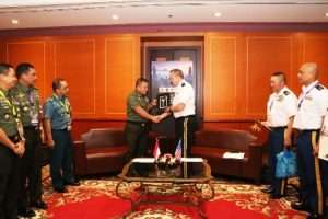 KAPUSKES TNI BILATERAL MEETING DENGAN US HAWAII NATIONAL GUARD