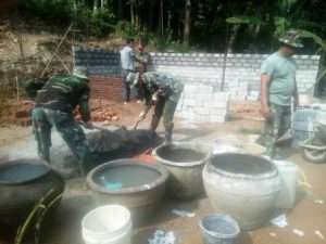 SATGAS TMMD KE 101 KODIM 0807/TULUNGAGUNG SENTUH DAERAH TERSULIT