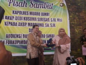 BUPATI HADIRI PISAH SAMBUT KAPOLRES MUAROJAMBI