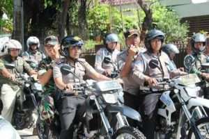 RATUSAN PRAJURIT KODAM JAYA AMANKAN PERAYAAN MAY DAY DI MONAS