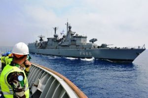 KRI USMAN HARUN-359 LAKSANAKAN LATIHAN DI LAUT MEDITERANIA
