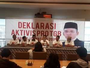 JARINGAN RELAWAN DEKLARASIKAN USUNG TGB JADI CAPRES/CAWAPRES 2019