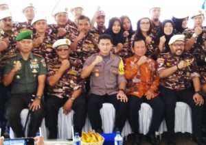DANDIM 0507, KAPOLRES METRO BEKASI DAN WALI KOTA TERPILIH HADIRI PELANTIKAN KB-FKPPI KOTA BEKASI