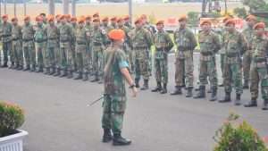 100 PRAJURIT PASKHAS TNI AU BERANGKAT KE LOMBOK