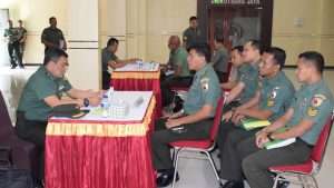 KOREM 081/DSJ TERIMA TIM WASRIK DARI ITJENAD