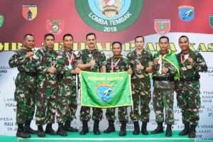 PETEMBAK KODAM XII/TPR RAIH MEDALI PADA PIALA KASAD 2018