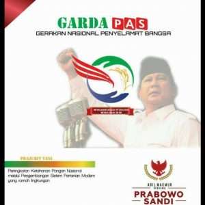 JELANG DEKLARASI GARDA PAS RELAWAN PENDUKUNG PRABOWO SUBIANTO-SANDIAGA UNO (PAS)