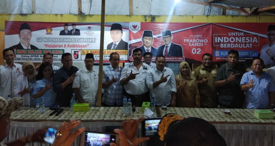 Sekretaris DPC Gerindra Kota Bekasi, Boy David Taga : Perbedaan merupakan Dinamika dalam Dunia Politik