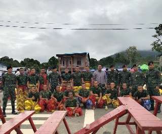 Barongsai Yonkav 12/BC Hipnotis Pengunjung Festival Wonderful Indonesia 2019 di Aruk