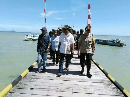 Kapolres Raja Ampat Beserta Bupati Laksanakan Kunjungan Forkopimda