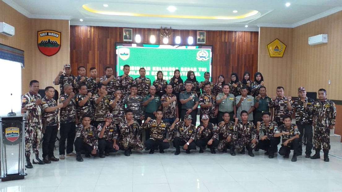 Kodim 0212/TS gelar kegiatan pembinaan keluarga besar TNI