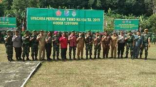 Wakil Bupati Landak : TMMD 104 Selaras Dengan Program Desa Mandiri di Kalbar