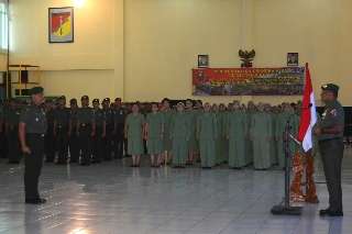 Pangdam XII/Tpr Pimpin Laporan Korps Kenaikan Pangkat Perwira