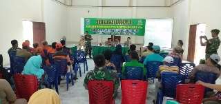Antisipasi Karhutla, Kodim 1202/Skw Gelar Sosialisasi di Desa Sunga Duri