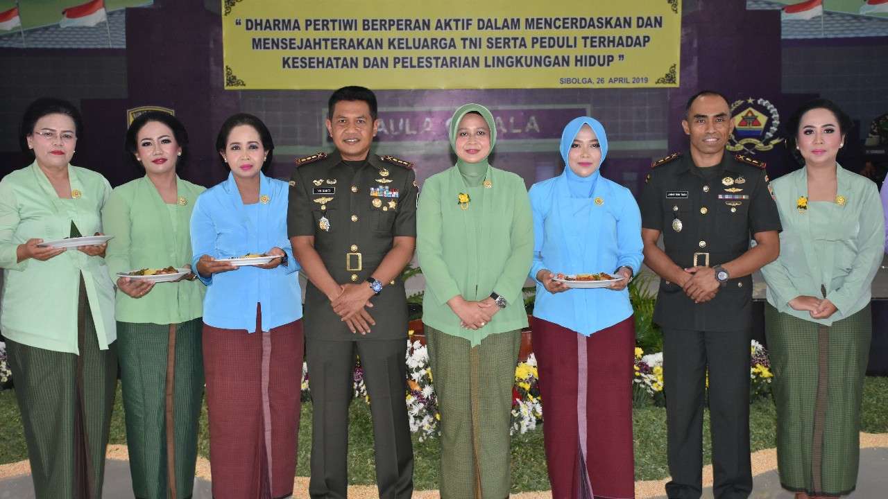 Danrem 023/KS Hadiri Puncak Acara HUT KE-55 Dharma Pertiwi Cabang Sibolga Daerah A