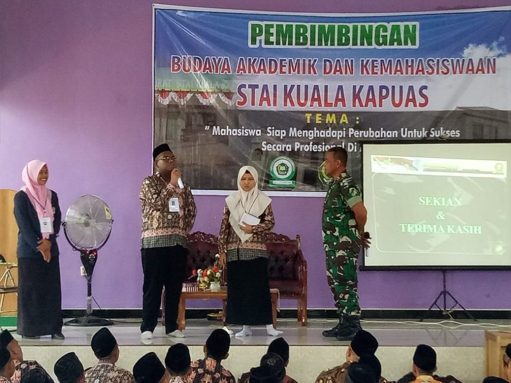 Tanamkan Semangat Cinta Tanah Air, Kodim 1011/KLK Beri Materi Wasbang Kepada Mahasiswa