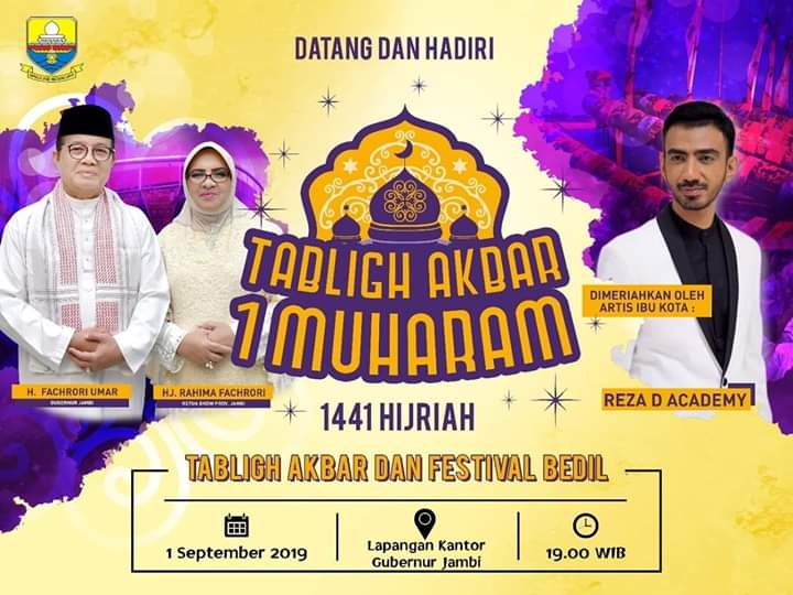 Gubernur Jambi, Ajak Masyarakat Hadiri Tabligh Akbar dan Festival Bedil