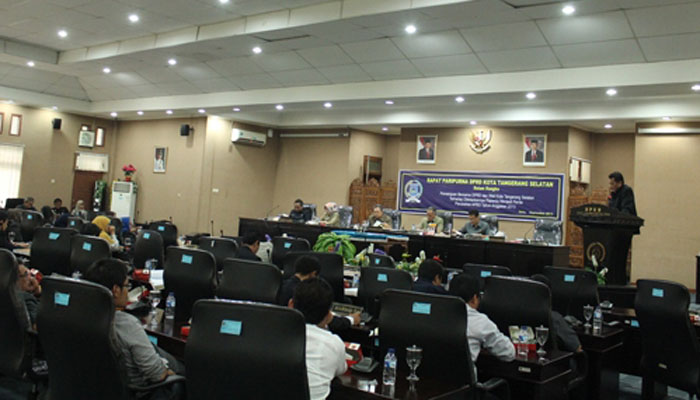 Pertama Kalinya, DPRD Tangsel Rapat Paripurna Bentuk 7 Fraksi