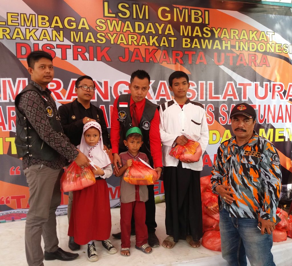 Peduli Masyarakat Tak Mampu, GMBI Jakut Santuni Anak Yatim Piatu