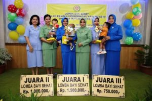 Sambut Hari Ibu Ke-91, Dharma Pertiwi Daerah L Gelar Lomba Bayi Sehat