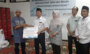 Peringati Maulid Nabi, Maziska IPC TPK Santuni Yatim dan Dhuafa di Pontianak