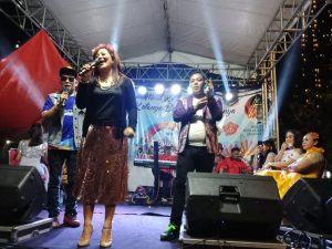 Maria Eva Turut Meriahkan HUT Pademangan Ke-29