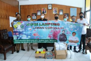 RSUD Ryacudu Kotabumi, Terima Bantuan APD Dari HIPMI Lampung