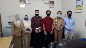 Anggota KPU Dan Bawaslu, Sambangi Disdukcapil Lampura