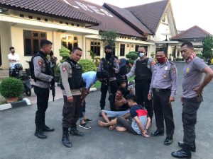 Sat Sabhara Polres Lampura, Amankan Dua Pelaku Spesialis Curanmor