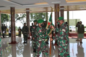 “KOLONEL INF BANGUN NAWOKO JABAT DANREM 174/ATW” menggantikan Brigjen TNI R Agus Abdurrauf, S.I.P., M.Tr. (Han)