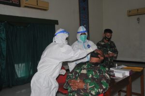 Korem 063/SGJ Gelar Rapid Tes Antigen Guna Memutus Penyebaran Covid-19