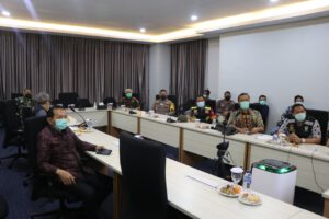 Bahas Covid-19, Wakapolres Cirebon Kota Ikuti Rapat Koordinasi Tingkat Menteri Secara Daring