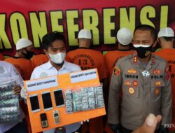 Satres Narkoba Polres Cirebon Kota Tangkap 10 Tersangka Pengedar