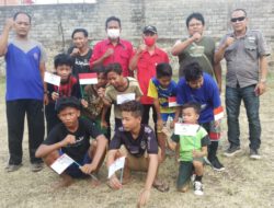 Rangkaian Peringatan HUT RI, PAC PDI Perjuangan Harjamukti Fasilitasi Pertandingan Sepakbola bagi Anak U-12