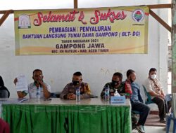 Penerima BLT DD Bulan Oktober dan November di Gampong Jawa Wajib Ikuti Vaksinasi