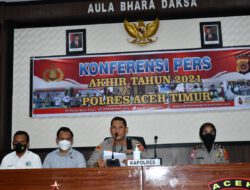 Capaian Kinerja Polres Aceh Timur Tahun 2021.