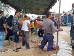 Panglima Asahan Serahkan Bantuan Sembako Untuk Korban Banjir