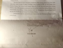 KADES Sialang Godang Kecamatan Bandar Petalangan Kabupaten Pelalawan memberhentikan 4 Staf desa sekaligus.