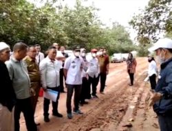 Ketua DPRD Lampura Tinjau Tapal Batas Lampura Way Kanan