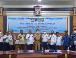 Sosialisasi dan implementasi kegiatan Tally, berdasarkan PM perhubungan no 59 Tahun 2021.