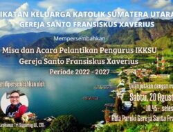 Pelantikan Dan Ramah Tamah Pengurus Ikatan Keluarga Katolik Sumatera Utara Paroki T. Priok Gereja St. Fransiskus Xaverius Berjalan Dengan Sukses