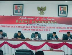 Bupati dan DPRD Humbahas Tandatangani Persetujuan Bersama RAPBD Tahun Anggaran 2023