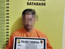 Unit Reskrim Polsek Tambusai Ringkus Tersangka Kasus Perjudian Jenis Togel Online