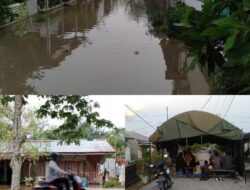 Belum Juga Terealisasi Benteng di Aliran Sungai, Akses jalan RSUD, MKI dan Graha Dilanda Banjir