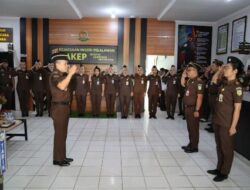 Kajari Pelalawan Sambut Jaksa Agung Muda Pengawasan Kejaksaan RI Dr. Ali Mukartono, S.H., M.M., dalam Rangka Kunker